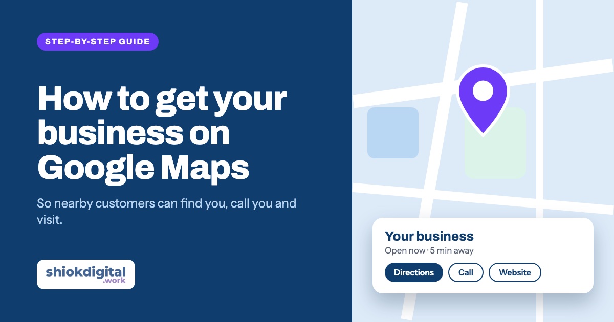 How to get your business on Google Maps